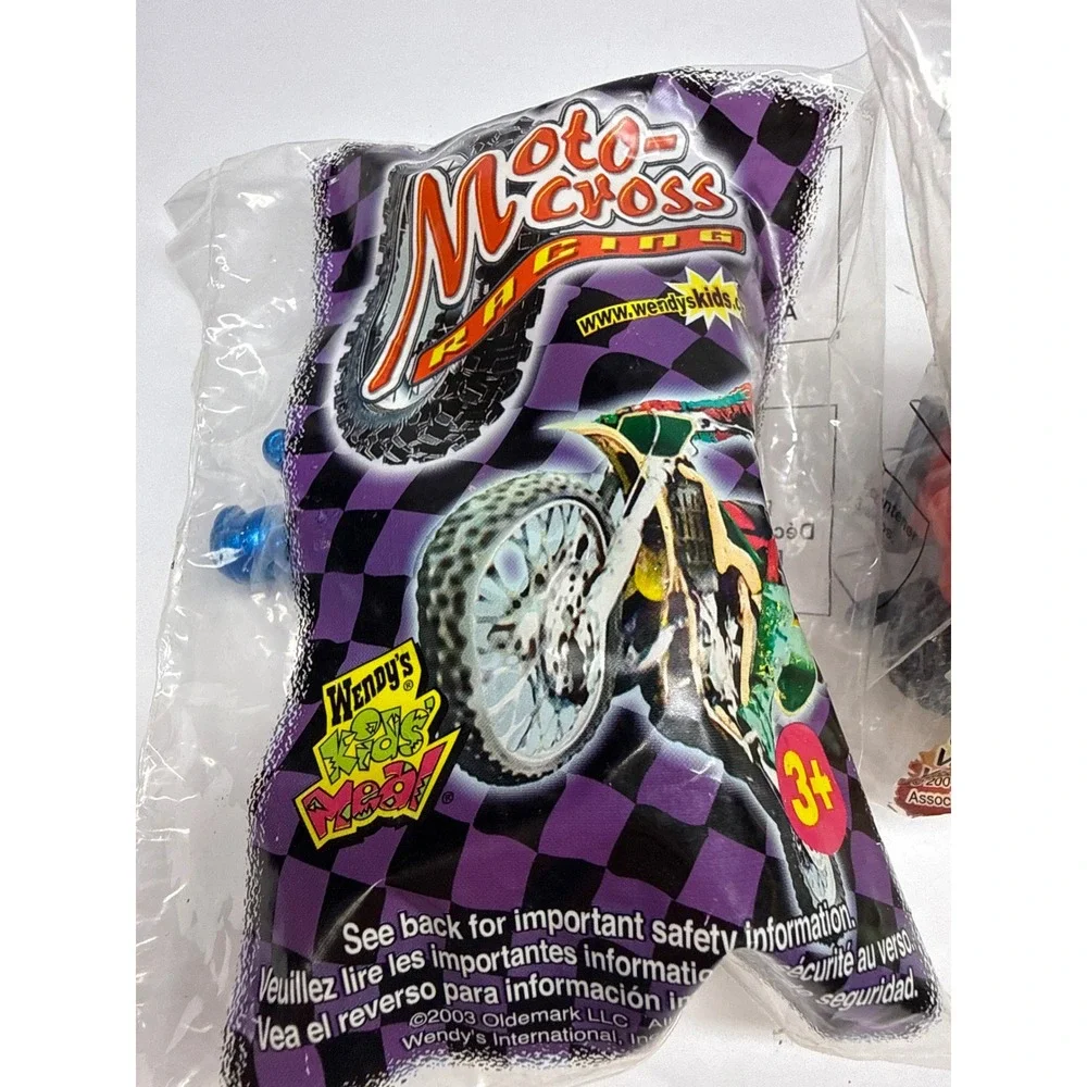 Vintage Wendys Kids Meal ToyLot Monster Jam NHRA Moto-Cross Racing 2002-2004 New